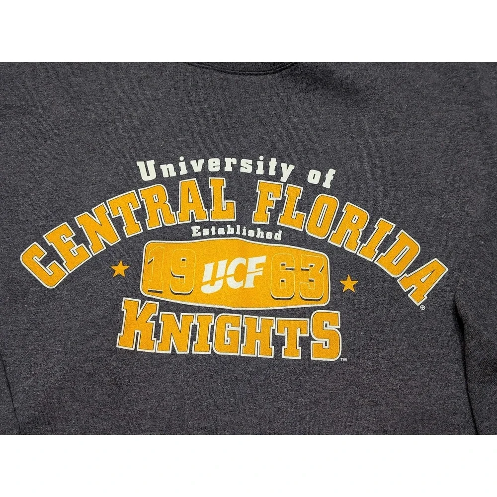 Vintage CHAMPION UCF Knights Crewneck Sweatshirt Y2K Gray Men's XL